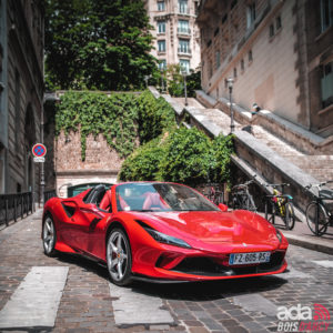 Location voiture sportive Ferrari F8 Tributo Spider ada bois d'arcy 78 Yvelines