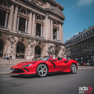 Location voiture sportive Ferrari F8 Tributo Spider ada bois d'arcy 78 Yvelines